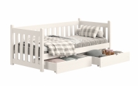 postel přízemní drewniane Swen DP 001 - Bílý, 80x180 postel přízemní drewniane Swen DP 001 - Bílý
