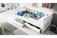postel přízemní drewniane Swen DP 001 - Bílý, 90x200 postel přízemní drewniane Swen DP 001 - Bílý
