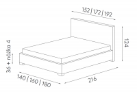 postel čalouněné 140x200 Vertigo s úložným prostorem postel čalouněné 140x200 Vertigo s úložným prostorem