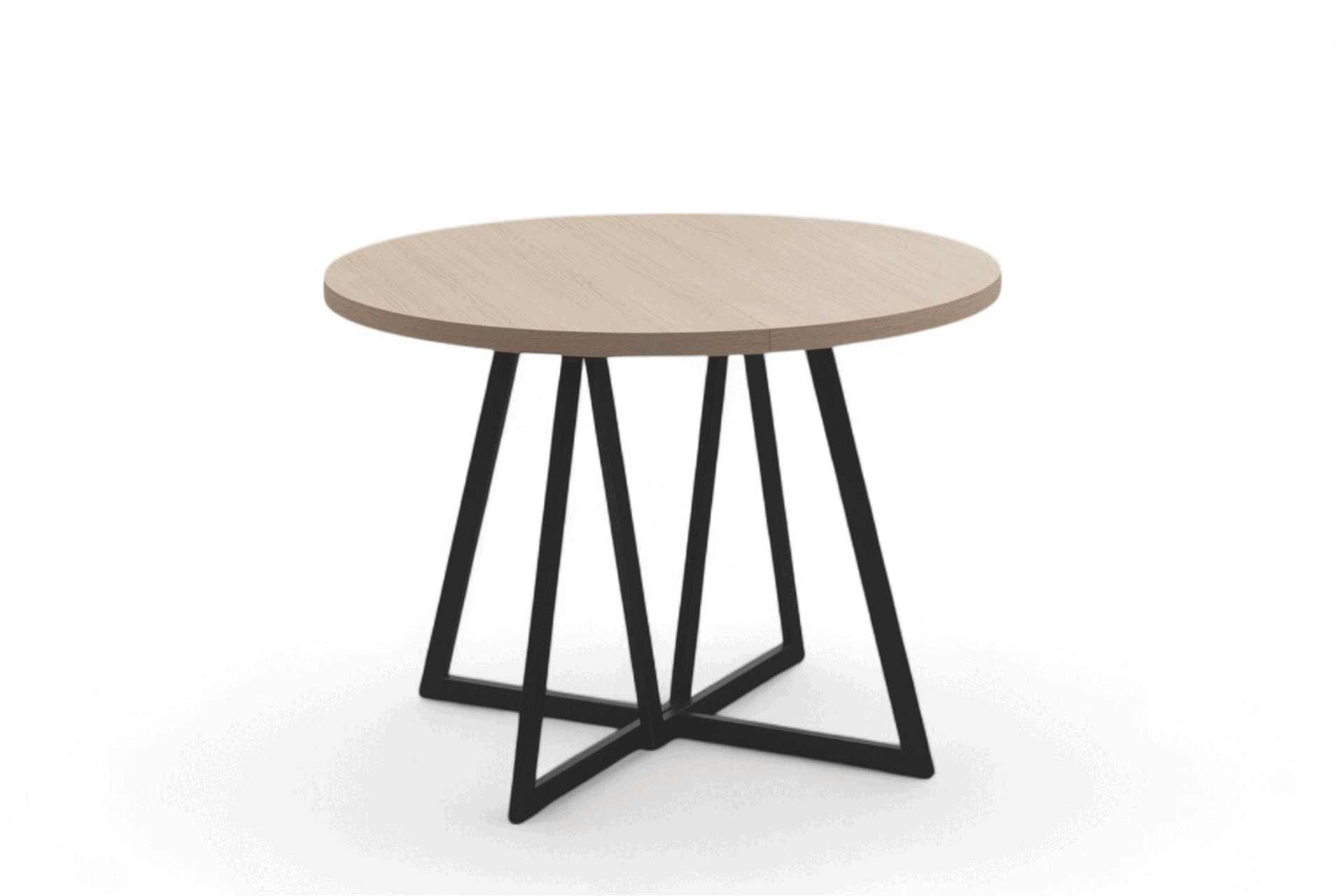 Rozkládací jídelní stůl Cedrus 95-150 cm - dub vinceza / černá Stůl Cedrus 95/150 cm loftový rozkladany - dub vinceza