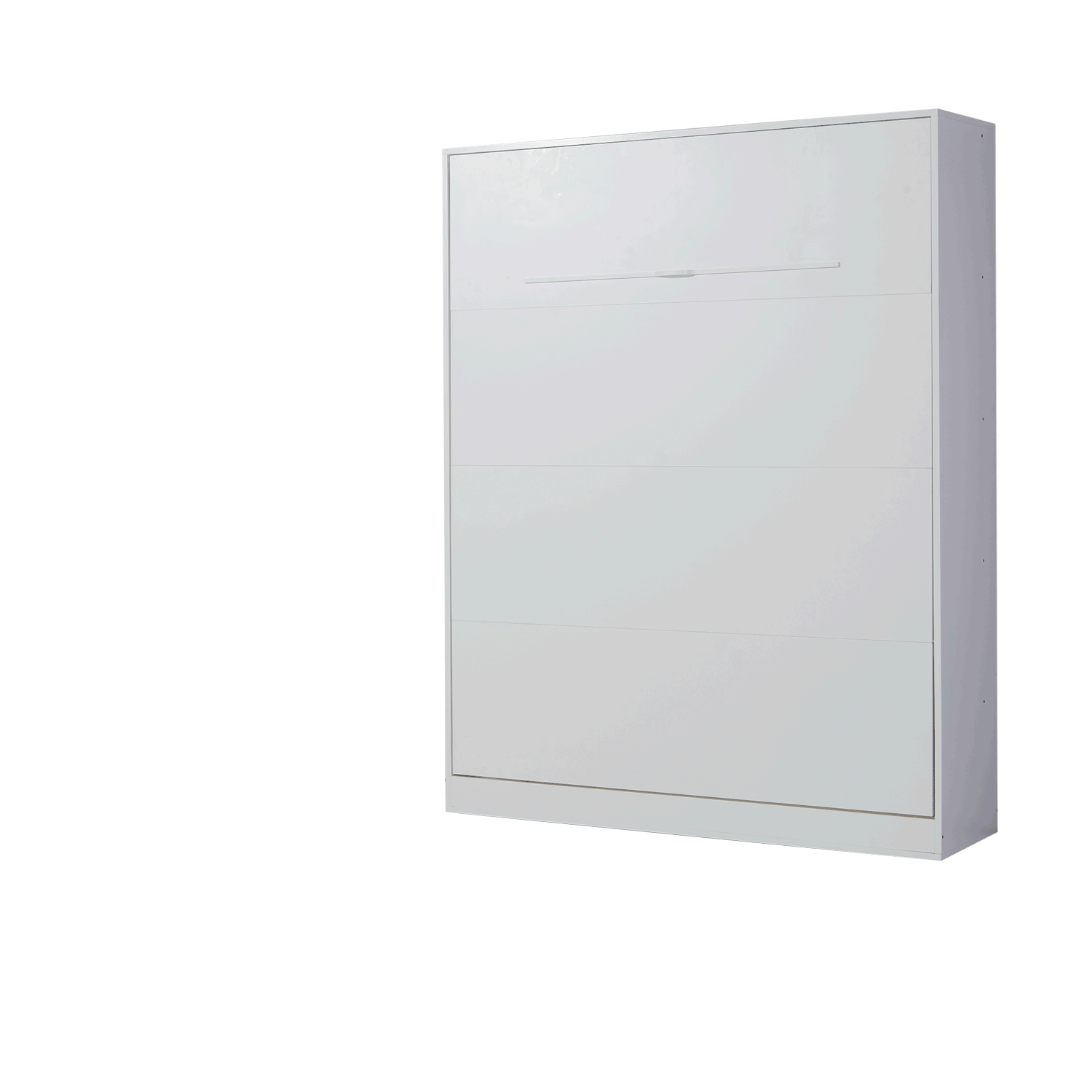 Sklápacia posteľ Lomaro V - 140x200 cm - biela / čierna úchytka Polkotapczan vertikálny Lomaro 140x200 - biela / čierny 