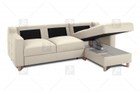 Rohová sedací souprava Monaco - potahová látka nábytek s úložným prostorem