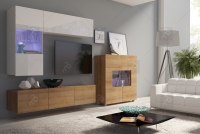 Skříňka tv 150 Celeste Černá moderní Obývací pokoj