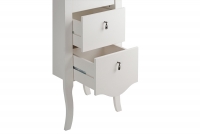 Komplet nábytku do kúpeľnech Drevenéch Elisabeth - 80 cm drewniane biely Skrinky do lazienki