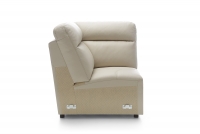 Rohová sedací souprava s funkcí spaní Libretto 2,5F-E-1-1HT/BK výjimečně pohodlný sedák