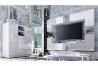 police závěsná Combo 8 - Bílý - Výprodej Komplet nábytku moderního