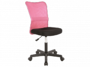 Kancelárska Stolička Q-121 ružový/Čierny - Koncovka Série - Výpredaj