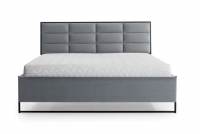 Komplet nábytku do ložnice Soft Loft postel na kovovém základu