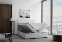 Boxspring postel Cyntia 180x200 čalouněná postel s úložnými prostory na ložní prádlo