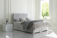 Boxspring postel s úložným prostorem Gaja 180x200 postel glamour