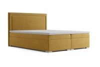 Boxspring postel s úložným prostorem Adelino 180x200 Žlutá postel do ložnice 140x200 