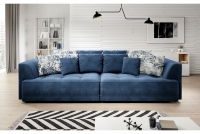 Pohovka s elektricky výsuvným sedákem Tiga Bigsofa - Bestseller 2021 niebieska Pohovkado obývačky 