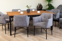 stôl Drevené Loft Rozalio 160x90  stôl z krzeslami 