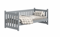 postel přízemní drewniane Swen DP 001 - šedý, 70x140 postel přízemní drewniane Swen DP 001 - šedý
