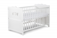 drevená posteľ dla niemowlaka Marsell - Biely, 140x70