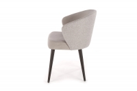 židle čalouněné Alagon na drewnianych nogach - Dream 26 / Megan 353 / Černý komfortowe šedý židle