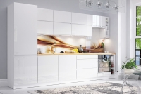 Aspen biely lesk D30 - Skrinka dolná jednodverová kolekcia nábytku kuchynského Aspen - biely lesk 