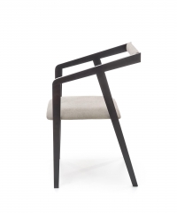 Moderná stolička AZUL - čierna / sivá azul Stolička Čierny / tap. popol