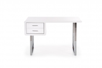 Moderný písací stôl B30 - biela / chrómová b30 Písací stôl Biely-Chrom
