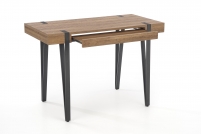 Moderný písací stôl B39 - 110 cm - čierna / orech medový b39 Písací stôl Čierny / Orech medový