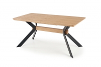 BACARDI stůl rozkládací dub přírodní / černý bacardi stůl rozkládací dub přírodní / černý