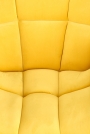 Fotoliu BELTON - galben belton Křeslo relaxační žluté