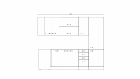 Kuchyně Bianka Bílý lesk - Komplet L 260x270 - Komplet nábytku kuchyňského Komplet nábytku kuchennych Bianka sciana 270cm 
