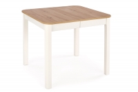 Rozkladací stôl 90x90 Biatro - Dub artisan / Biely kwadratowy stół