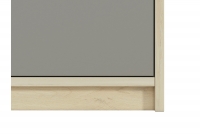 psací stůl mlodziezowe Drop 14 z szuflada 119 cm - buk fjord / šedá platyna / Bílý Psací stůl solidne