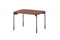 Kávový stolek Sonatia 60 cm - burgund stolik kawowy prostokątny