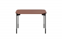 Kávový stolek Sonatia 60 cm - burgund konferenční stolek prostokatny Sonatia 60 cm - burgund - bok
