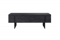 Konferenční stolek Larena 120 cm - černá / černý beton Konferenční stolek