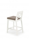 Nízká barová židle Borys Low - bílá / Inari 23 borys low Židle barowe niskie Bílý / tap. inari 23
