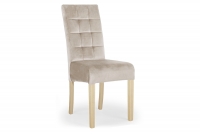 židle čalouněné Castello 4 z drewnianymi nogami - Béžová Salvador 02 / Nohy buk bezowe židle z bukowymi nogami