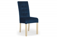 židle čalouněné Castello 4 z drewnianymi nogami - Námořnická modrá Salvador 05 / Nohy buk granatowe židle z drewnianymi nogami