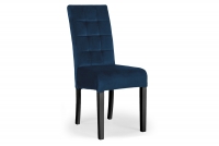 židle čalouněné Castello 4 z drewnianymi nogami - Námořnická modrá Salvador 05 / černé Nohy granatowe Židle na czarnych nogach