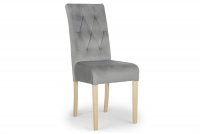 židle čalouněné Castello 5 z drewnianymi nogami - šedý Salvador 17 / Nohy buk šedý židle pro jídelny