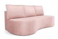 Belin kinyitható kanapé - rózsaszín Cloud 60 / Hullámrugóval Kanapé alvó funkcióval Belin - rózsaszín Cloud 60