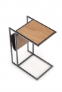 COMPACT dohányzóasztal - tölgy arany/fekete compact Konferenční stolek Dub Zlatý/Fekete