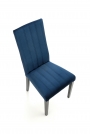 DIEGO 2 Židle Černá / čal. velvet prošívané Pruhy - MONOLITH 77 (tmavě modrý) diego 2 Židle Černý / tap. velvet prošívané pasy - monolith 77 (tmavě modrý)