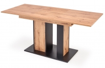 Rozkládací stůl DOLOMIT 130-170 cm - dub wotan / černá dolomit stůl rozkládací Dub wotan - Černý