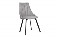 židle čalouněné na kovové podstavě Empoli 2 kov - šedý Vogue 14 / černé Nohy šedý židle pro jídelny