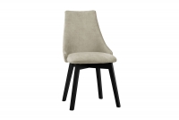 židle čalouněné na drewnianych nogach Empoli - Béžová Matt Velvet 08 / černé Nohy