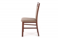 dřevěna židle Erota s čalouněným sedákem - Inari 23 / Tmavý Ořech židle s čalouněným sedákem