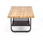 ESPINOZA obdélník Konferenční stolek Černý / přírodní espinoza prostokAt Konferenční stolek Černý / přírodní
