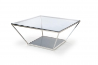 Konferenčný stolík FABIOLA 100x100 cm - dymové sklo fabiola Konferenčný stolík zakouřený