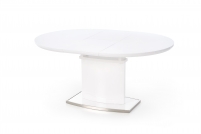 Rozkladací jedálenský stôl FEDERICO 120-160x120 cm - biela federico Rozkládací stôl Biely (3p=1szt), prestige line