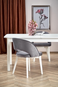 FLORIAN Stůl rozkládací Deska - Bílý, Nohy - Bílý florian stůl rozkládací Deska - Bílý, Nohy - Bílý