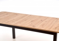 Rozkladací stôl FLORIAN 160-220x78 cm - dub artisan / čierna florian Stôl rozkladany Pracovná doska - Dub artisan, Nohy - Čierny