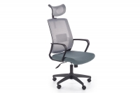 Kancelářská židle Arsen - popelavá Fotel biurowy Arsen z rekulowanym podparciem pleców - popiel